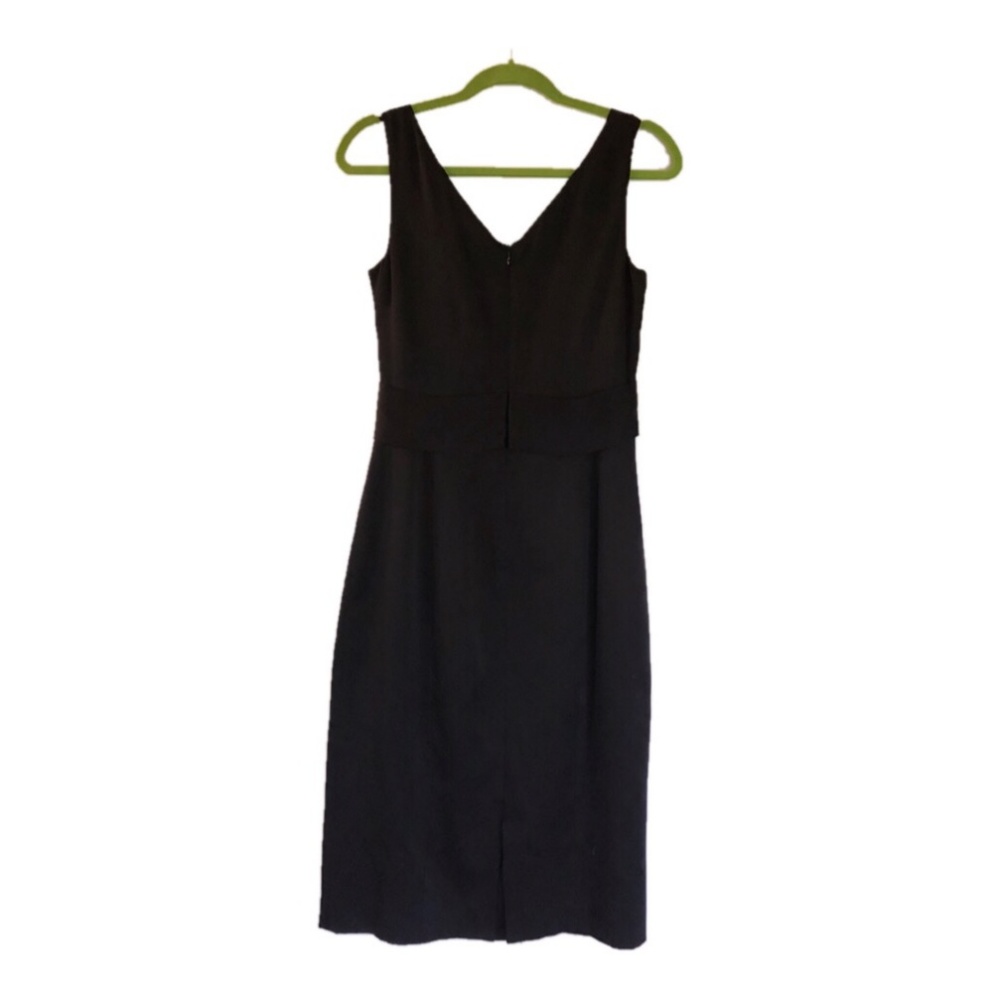 ELIE TAHARI Women’s Silk Cocktail Black Dress - 8 - Picture 3 of 7